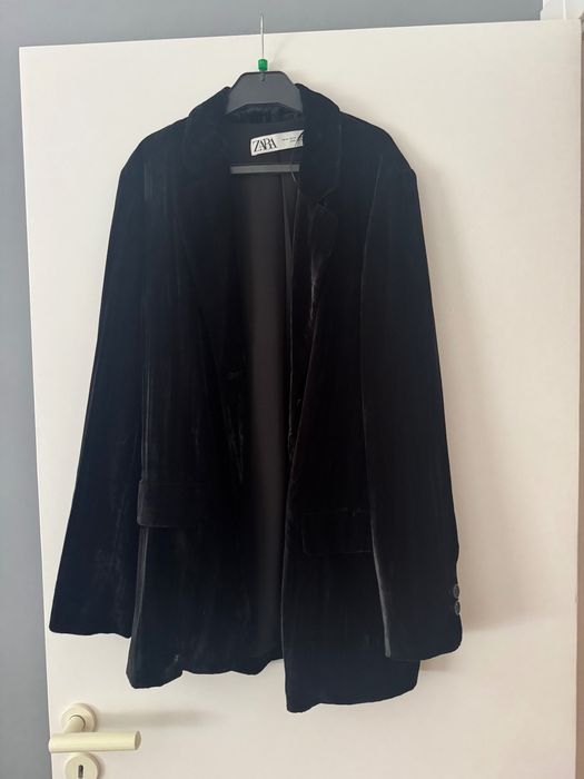 Панталон и сако на ZARA черно кадифе