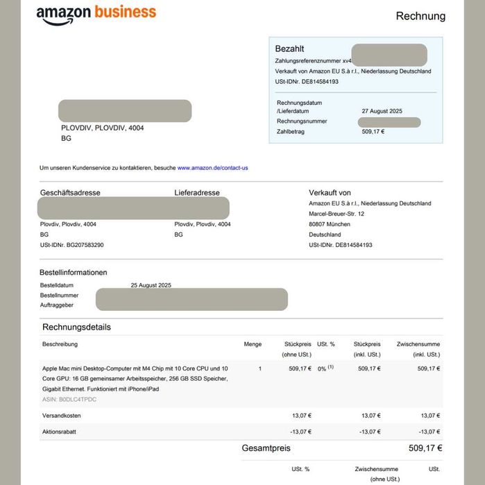 Mac Mini M4 plus Magic Trackpad