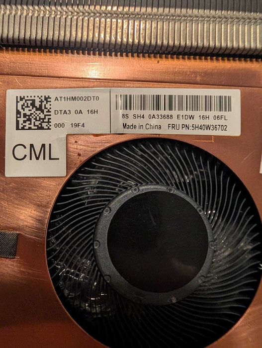 Sistem racire ventilator Cooler Lenovo ThinkPad T490 T14s