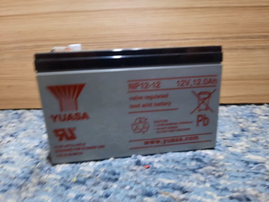 Акумулаторна батерия YUASA NP12-12 12Ah/12V
12V – 12Ah