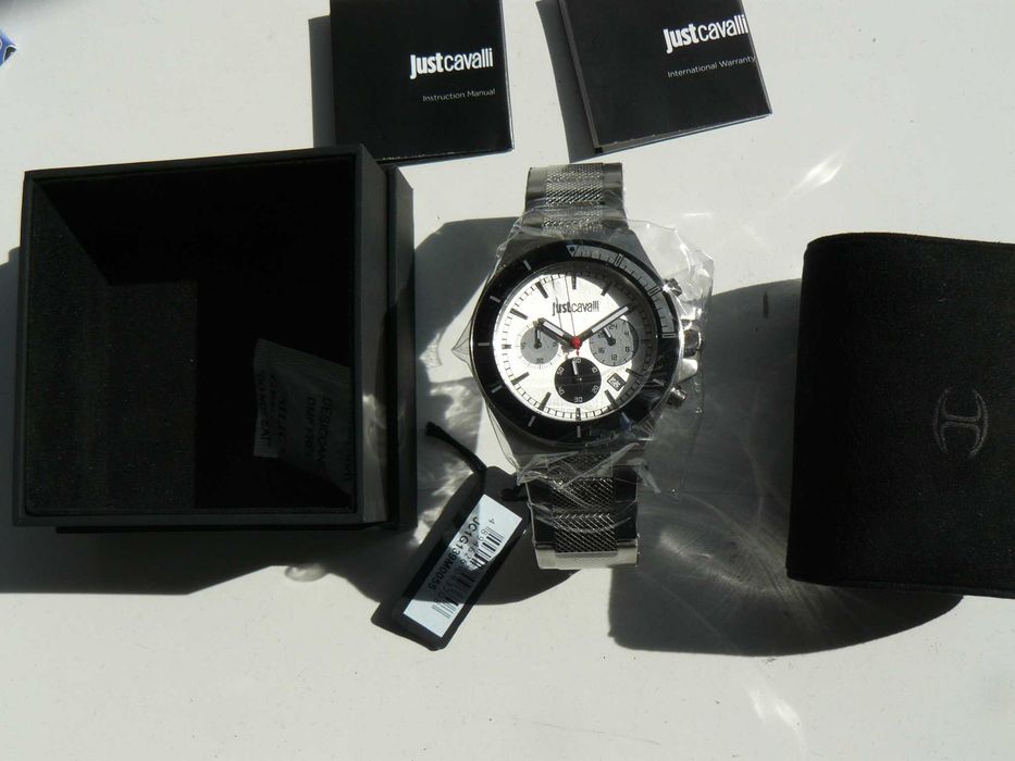 Ceas Barbati JUST CAVALLI JC1G139M0055 Original Quartz Nou In Cutie