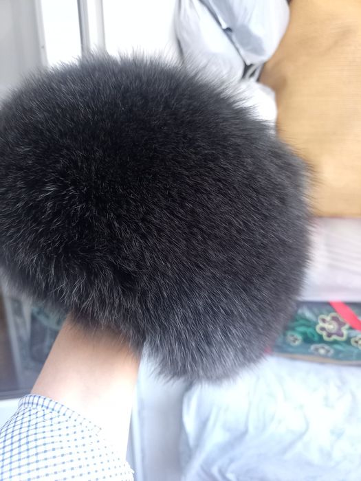 Шапка  песец натуральный