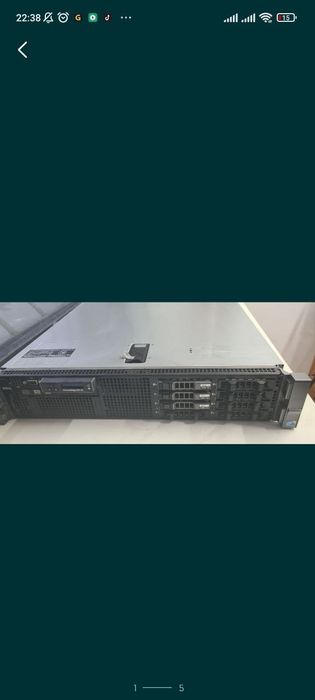 Сервер DELL б/у, все параметры на фото.  Диск очищен