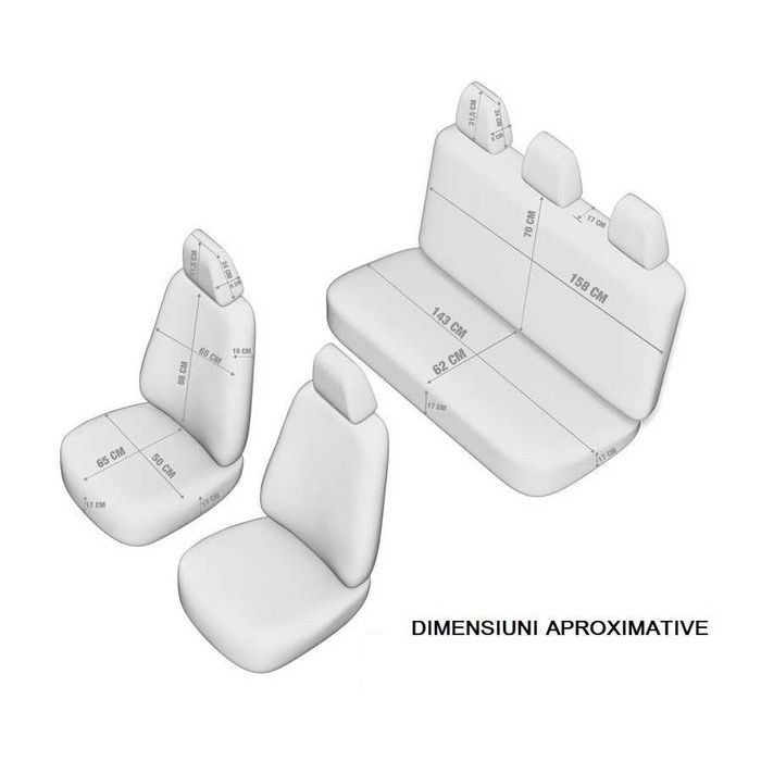 УниверсалниКалъфи Тапицерия За Седалки OTOM Prive, Черно И Червено