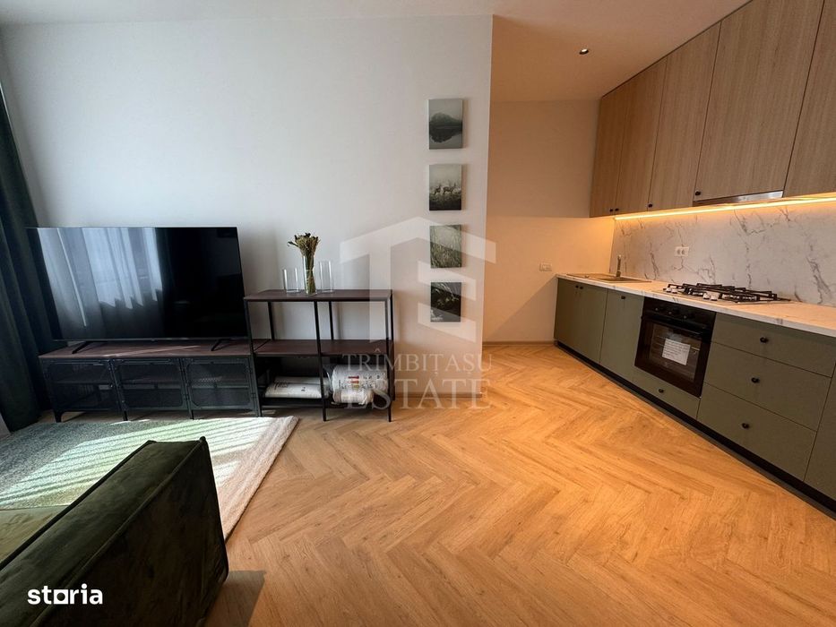 Voluntari - Craiovei 2 Camere Lux 1/1 36 mp Bloc 2025 Prima Inchiriere