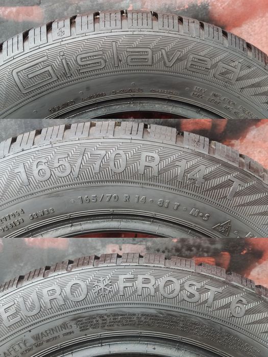 2бр. зимни гуми 165/70/14 Gislaved EuroFrost 7
dot4023