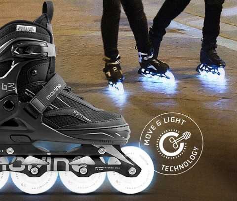 Movino Cruzer B3 (negru) role pentru adulti led