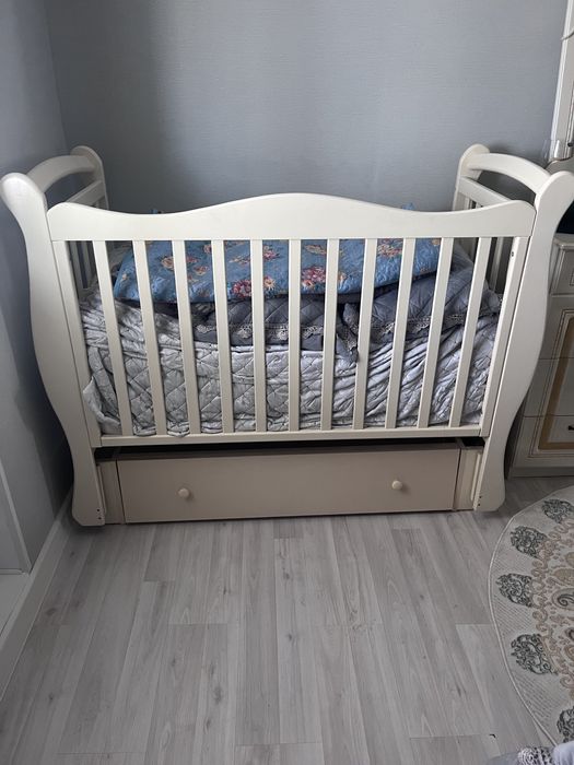 Детский манеж качалка