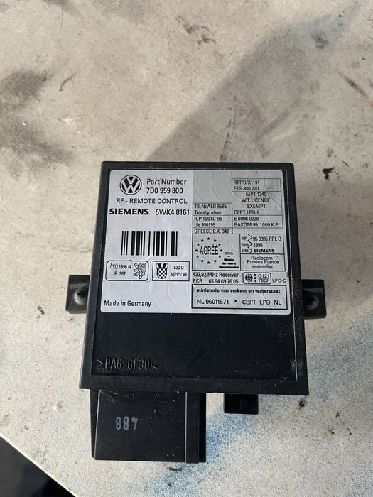 Calculator/modul confort Vw T4