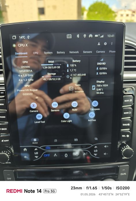 Vând navigație tesla style !! Renault Kadjar!