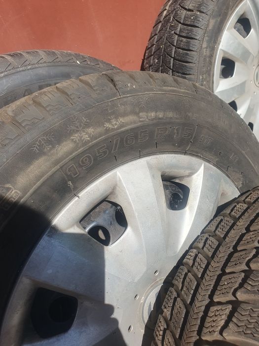 Roti cauciucuri iarna jante 5 × 112 / 195 65 15  sau schimb