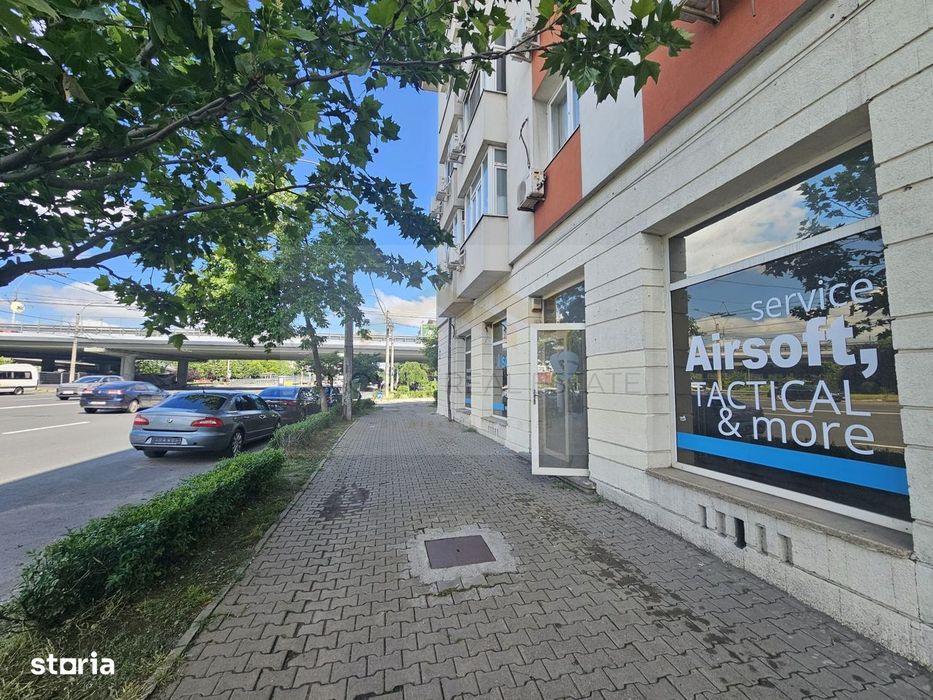 Spațiu comercial 205 mp, vitrină stradală 18 m, Calea Griviței – Pod B