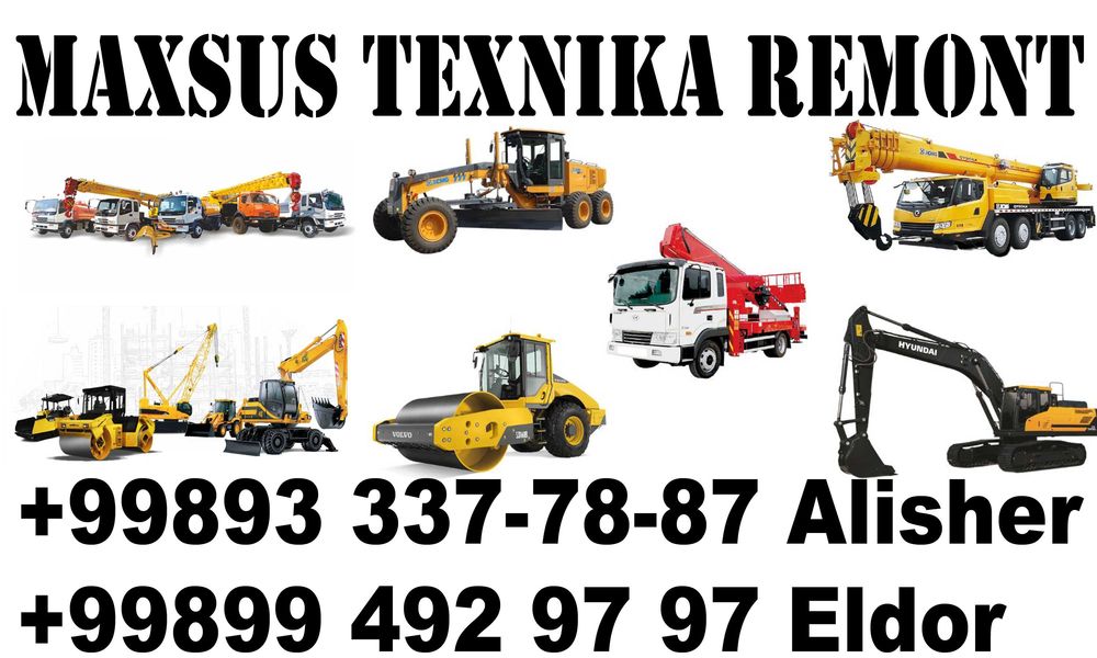 maxsus texnikalar tamirlash