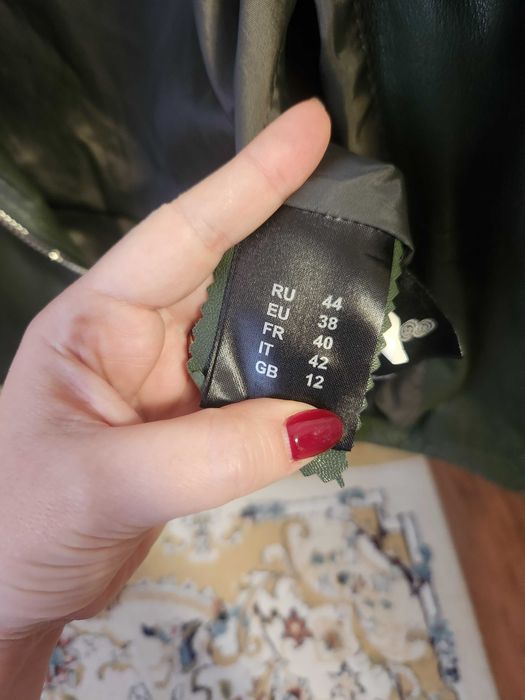 Кожаная куртка-косуха, 44 размер