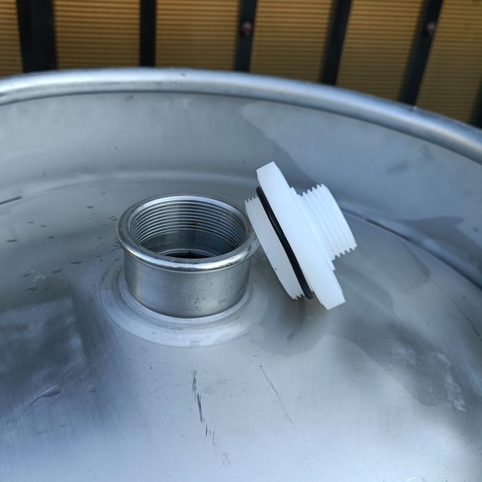 Vas expansiune fara basica din butoi bere inox alimentar 50 L