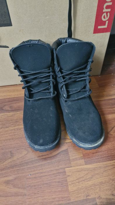 Timberland Black  с мехом