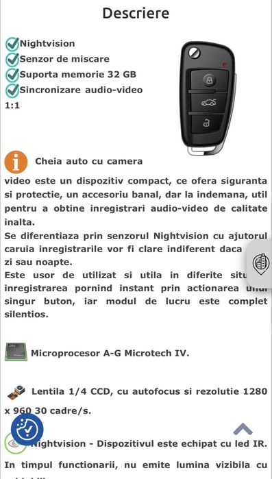 Mini camera smart