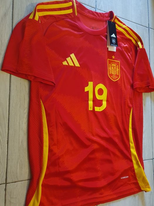 Tricou Fotbal Spania-Lamine Yamal #19