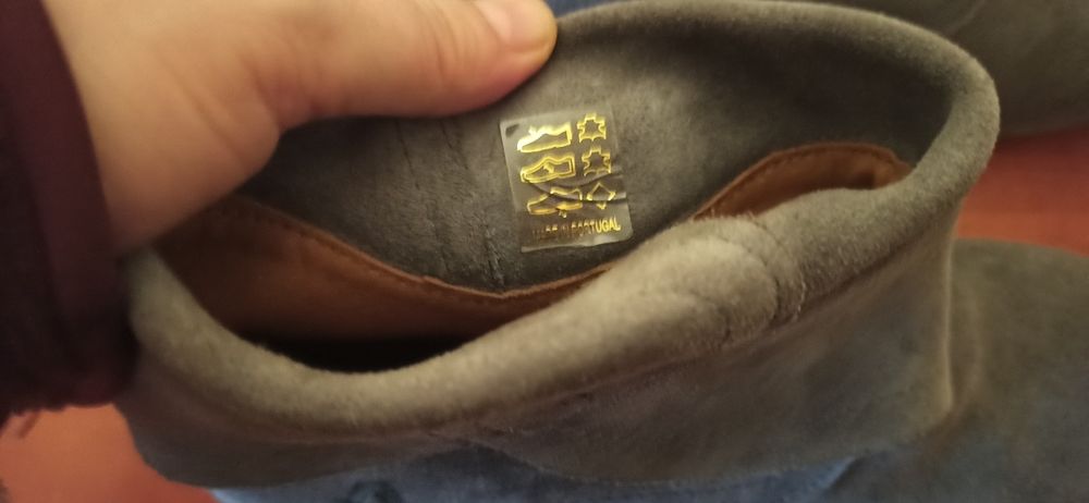 Botine piele întoarsă 37