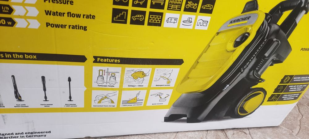 Водоструйка, Karcher k5 Compact 160бар  Метална.Глава ЧистоНова