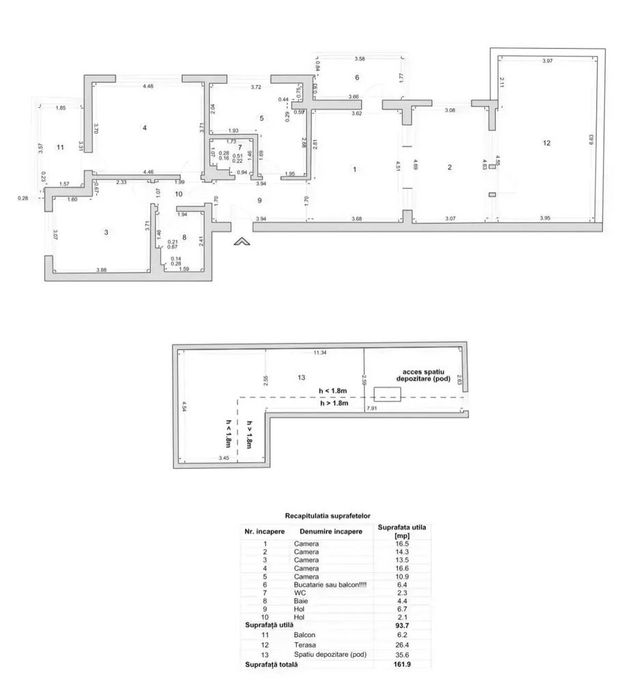 Apartament 4 camere Drumul Taberei terasă 26 mp vedere panoramica