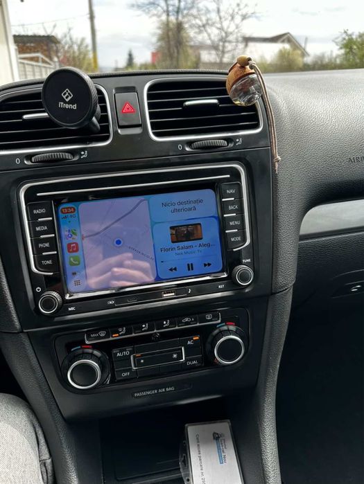 Navigatie Android 4GB Ram Carplay Bluetooth Volkswagen Vw Polo Golf Passat Tiguan Sharan Caddy Skoda Octavia Superb Fabia Seat Altea Alhambra