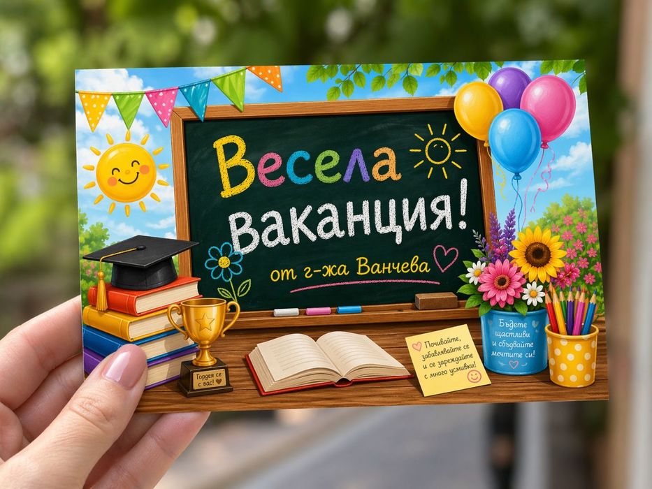 Магнитче за края на учебната година