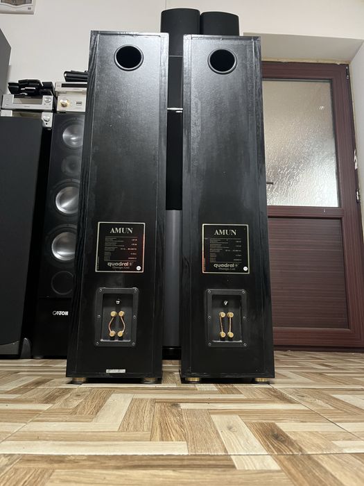Boxe Quadral AMUN  tweeter ribbon 120w RMS 4 Ohmi
