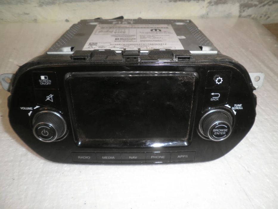 Radio Fiat Tipo 2017 07356757090