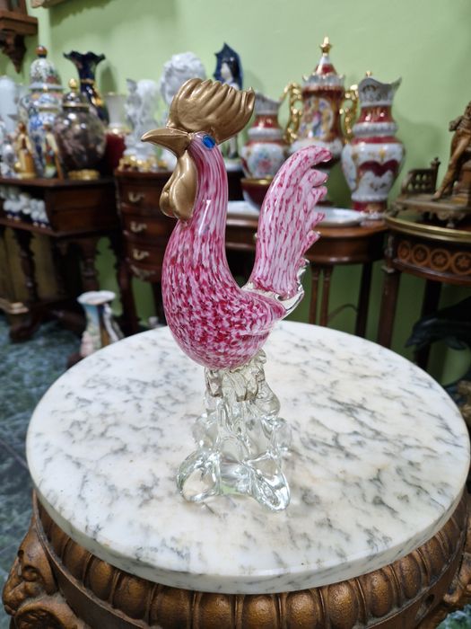 Прекрасна антикварна италианска фигура статуетка Murano