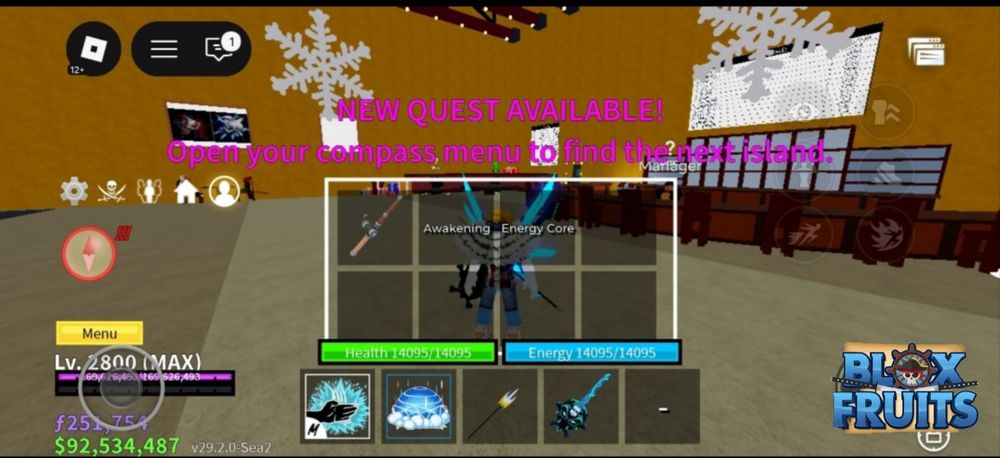 Продаю блокс фрукт аккаунт