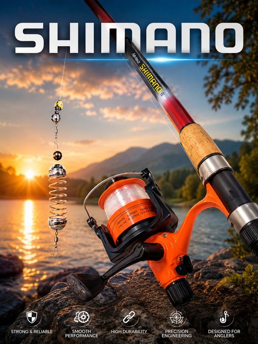 Удочка комплект "SHIMANO" для мирных рыб 199.000 сум