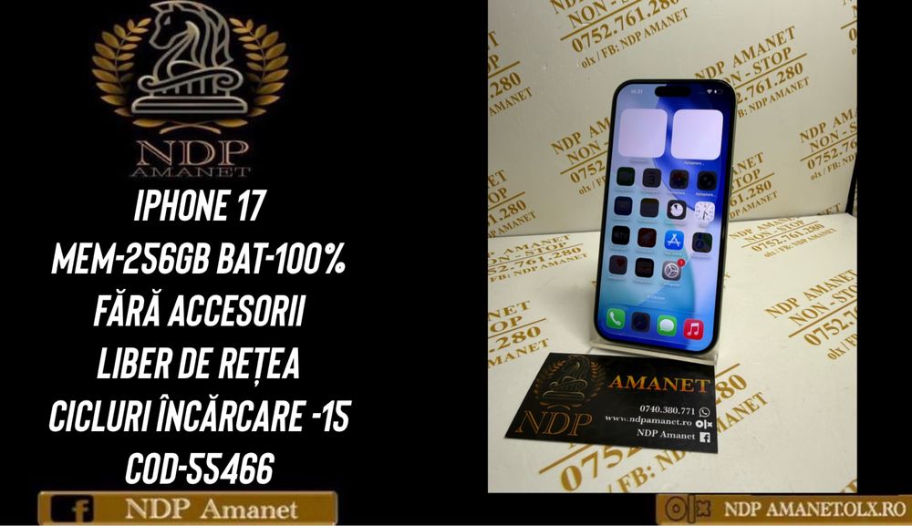 NDP Amanet Braila Iphone 17 256gb (55466)