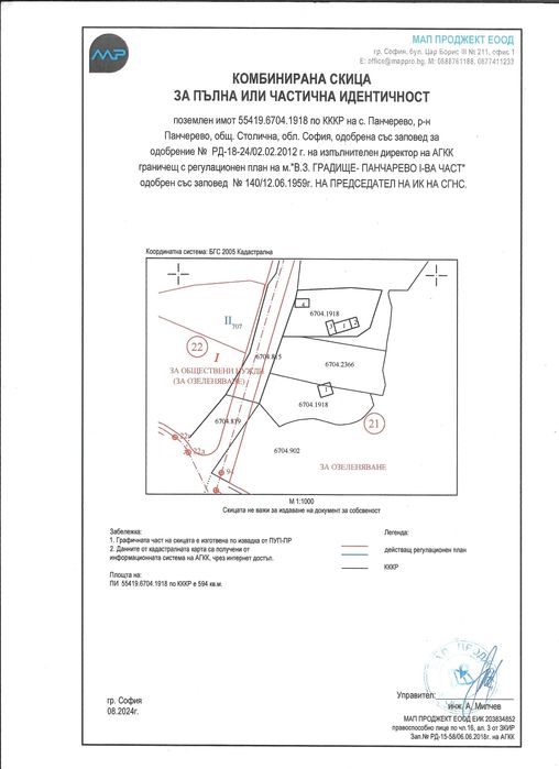 Продавам малка вила и парцел