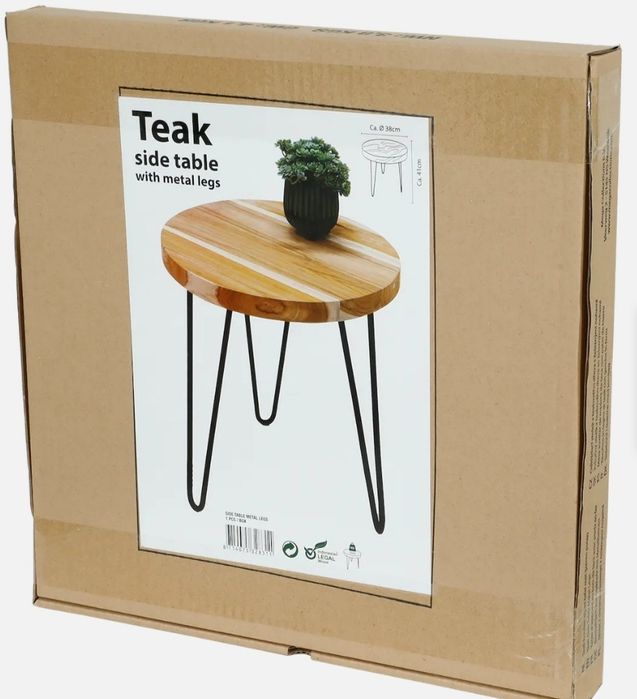 Декоративна маса от тиково дърво