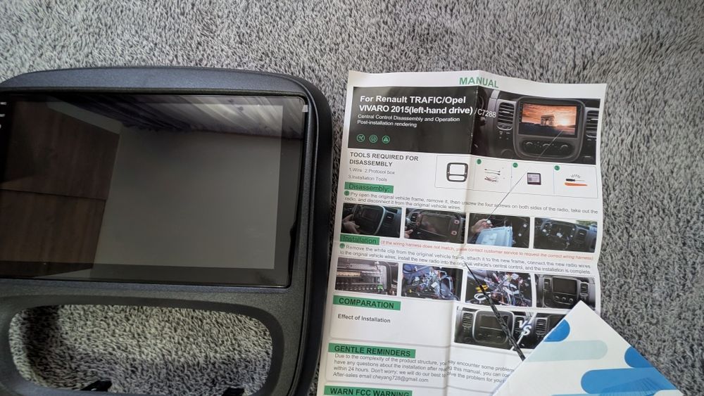 Navigație Android Renault Trafic/Opel vivaro 2015-2021