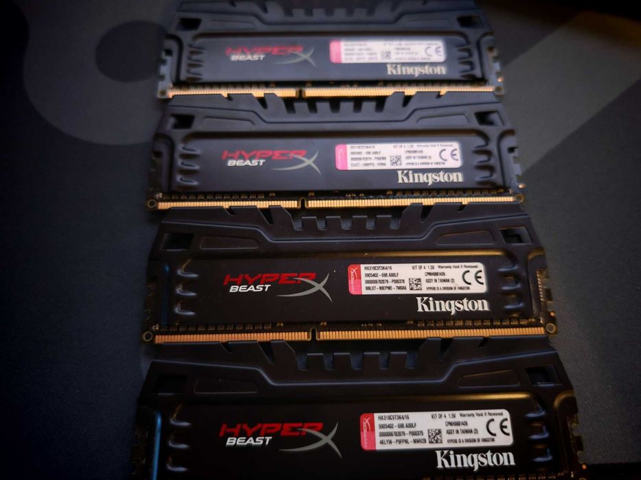 Рам памет G.SKILL Ripjaws X/Kingston HyperX 4x4GB 16GB DDR3 1866Mhz