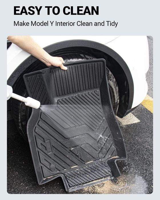 Tesla model Y 3D трислойни всезонни стелки за салона от 3 части