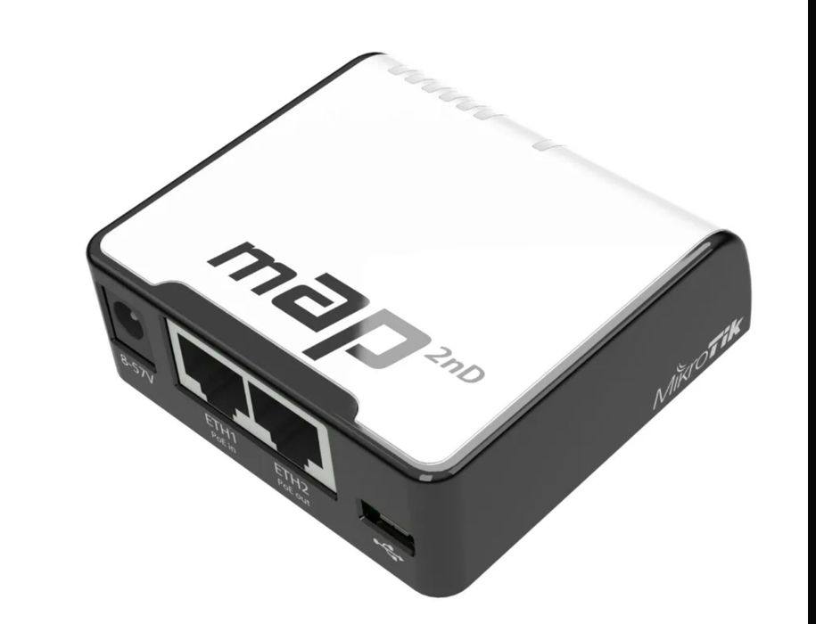 Mikrotik роутер mAP-2n с WiFi в карманном формате.