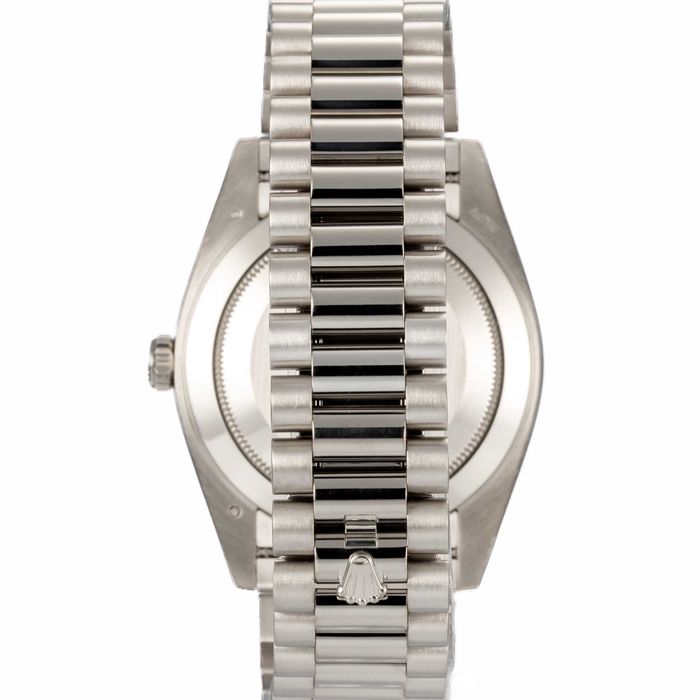 Rolex Day-date “President” Meteorite Baguette Diamond dial 228239 White gold