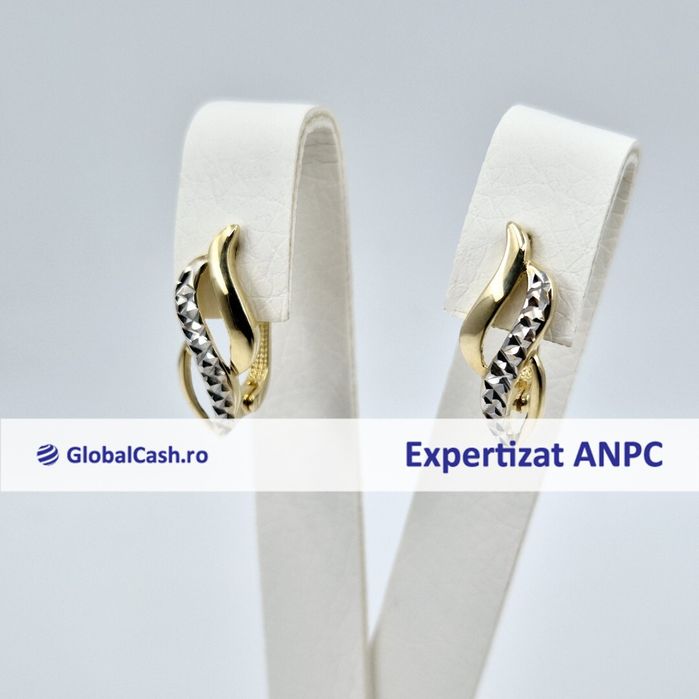 Cercei din aur de 14k, 2.57g | GlobalCash.ro #CF116320