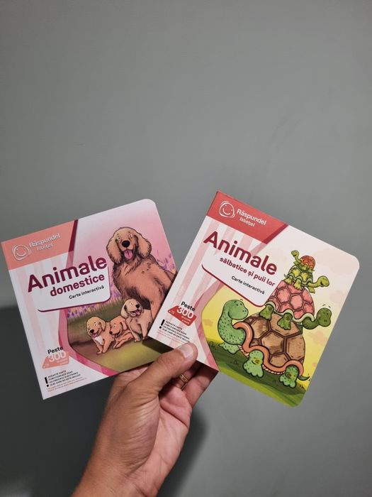 Set doua carti Raspundel Istetel (animale)