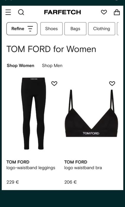 Комплект ТОМ ФОРД*TOM FORD Lycra leggings*