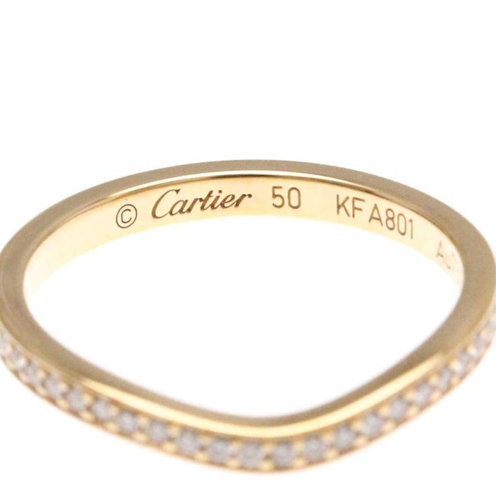 Inel Original Cartier  Ballerina Diamond Pink Gold - 18 ct -Marimea 50