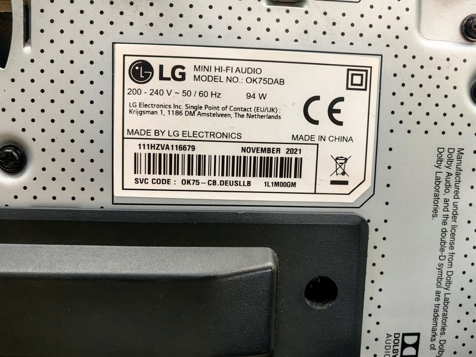 ХБ! LG XBOOM OK75 1000W RMS Караоке и DJ ефекти Перфектна