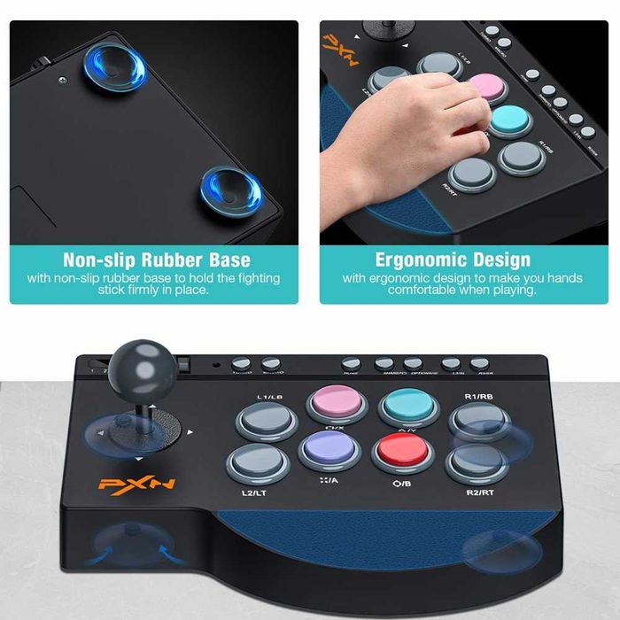 a28electronics PXN Arcade Stick 0082 для PS3 PS4 Xbox one PC Switch
