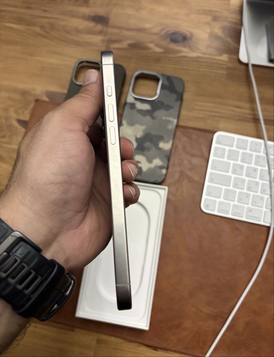 iPhone 16 pro max natural titanium