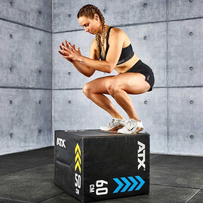 Фитнес Кутия Plyo-Box ( 50×60×70 см ) /  Платформа за Скачане / Куб