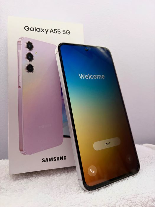 Samsung galaxy A55- перфектен + кутия