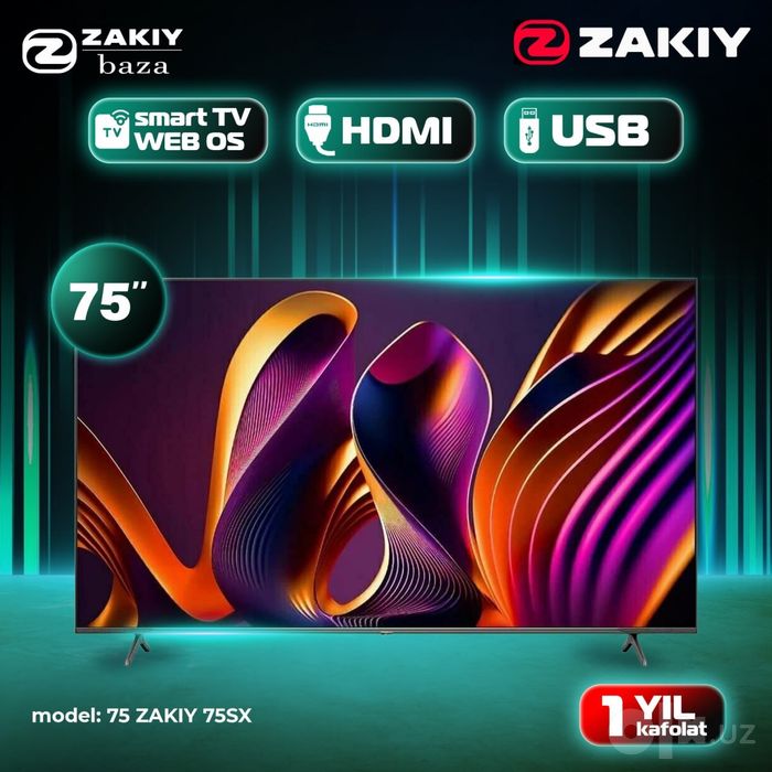 Zakiy 75li televizori